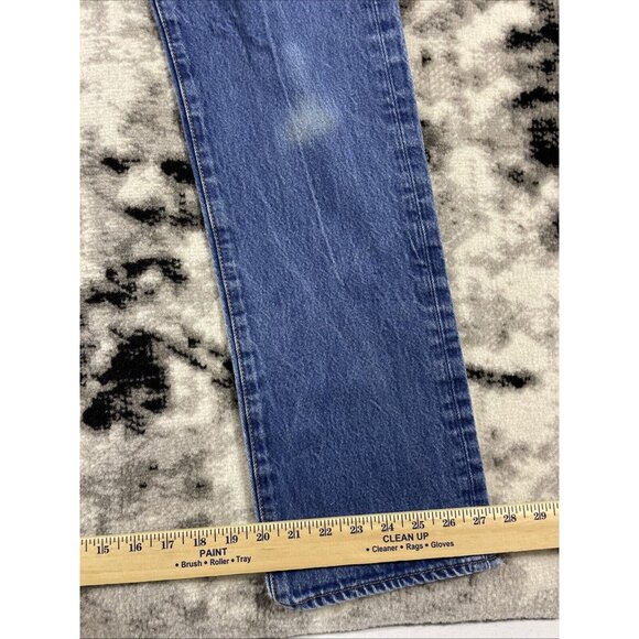 Levis Vintage Shrink To Fit 501 Jeans‎ Mens Size 34x32 Medium Wash Straight Leg - Picture 9 of 16